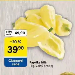 Tesco Paprika bílá nabídka