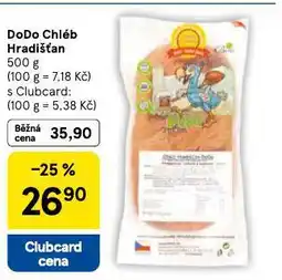 Tesco Dodo chléb hradišťan nabídka