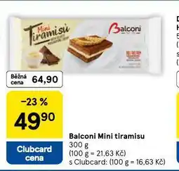 Tesco Balconi mini tiramisu nabídka