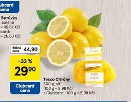 Tesco Citróny nabídka