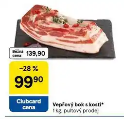 Tesco Vepřový bok s kostí nabídka