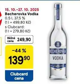 Tesco Becherovka vodka nabídka