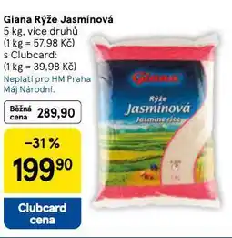 Tesco Giana rýže jasmínová nabídka