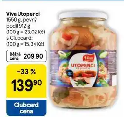 Tesco Viva utopenci nabídka