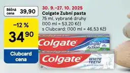Tesco Colgate zubní pasta nabídka