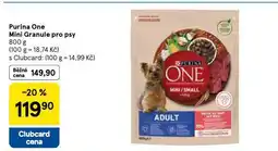 Tesco Purina one granule pro psy nabídka