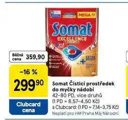 Tesco Somat čistící prostředek do myčky nádobí nabídka