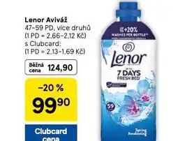 Tesco Lenor aviváž nabídka