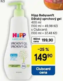 Tesco Hipp babysanft dětský sprchový gel nabídka