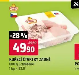 Terno KUŘECÍ ČTVRTKY ZADNÍ 600 g nabídka