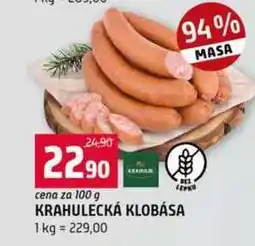 Terno Krahulecká klobása 100g nabídka