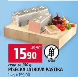 Terno Písecká játrová paštika 100g nabídka