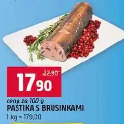 Terno Paštika s brusinkami 100g nabídka