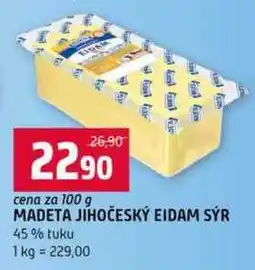 Terno Madeta jihočeský eidam sýr 100g nabídka