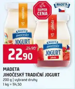 Terno Madeta jihočeský tradiční jogurt 200g nabídka