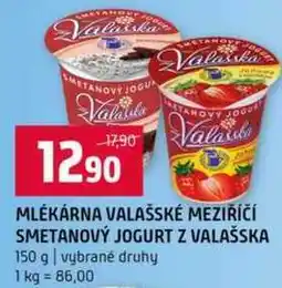 Terno Mlékarna Valašské Meziříčí smetanový jogurt z Valašska 150g nabídka