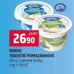 Terno Ranko tradiční pomazánkové 150g nabídka