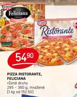 Flop DR.Oetker Pizza ristorante, feliciana nabídka