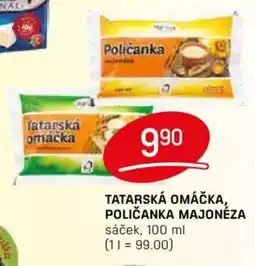 Flop Tatarská omáčka, poličanka majonéza sáček nabídka