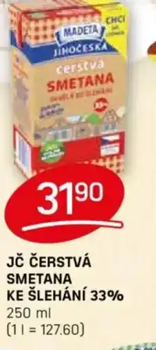 Flop Jč čerstvá smetana ke šlehání 33% nabídka