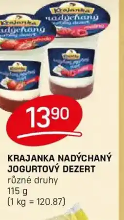 Flop Krajanka nadýchaný jogurtový dezert nabídka