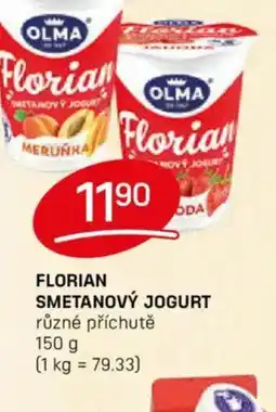 Flop OLMA Florian smetanový jogurt nabídka
