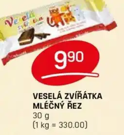 Flop Veselá zvířátka mléčný řez nabídka