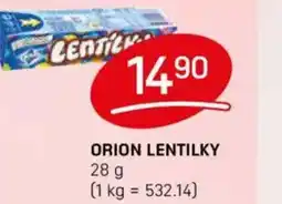 Flop Orion lentilky nabídka