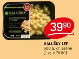 Flop Halušky lef nabídka