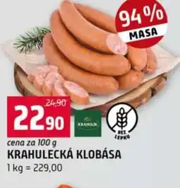 Terno Krahulecká klobása nabídka