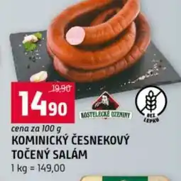 Terno Kominický česnekový točený salám nabídka