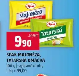 Terno Spak majonéza, tatarská omáčka nabídka