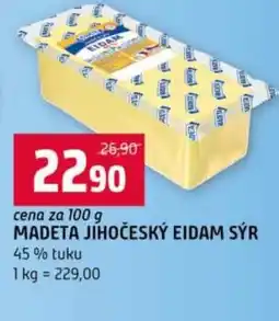 Terno Madeta jihočeský eidam sýr 45% tuku nabídka
