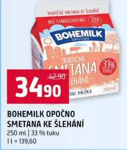 Terno Bohemilk opočno smetana ke šlehání nabídka