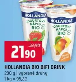 Terno Hollandia bio bifi drink nabídka