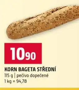 Terno Korn bageta střední nabídka