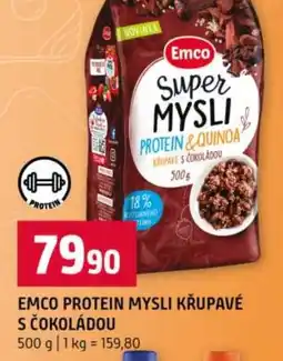 Terno Emco protein mysli krupavé s čokoládou nabídka