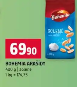 Terno Bohemia arašídy nabídka