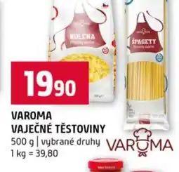 Terno Varoma vaječné těstoviny nabídka