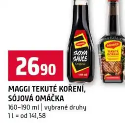 Terno Maggi tekuté koření, sójová omáčka nabídka