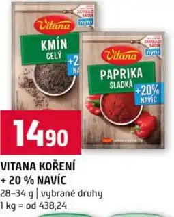 Terno Vitana koření +20% navíc nabídka