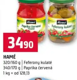 Terno Hamé nabídka