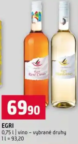 Terno Egri vino nabídka