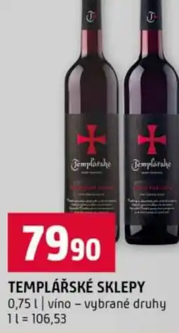 Terno Templářské sklepy nabídka