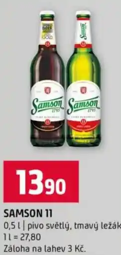 Terno SAMSON 11 pivo světlý, tmavý ležák nabídka