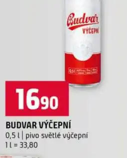 Terno Budvar výčepní nabídka