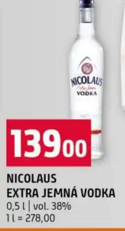 Terno Nicolaus extra jemná vodka nabídka