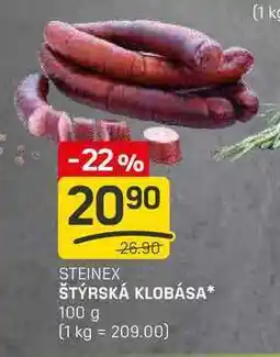 Flop ŠTÝRSKÁ KLOBÁSA 100 g nabídka