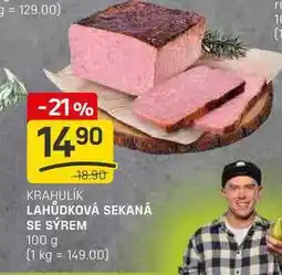 Flop LAHŮDKOVÁ SEKANÁ SE SÝREM 100 g nabídka