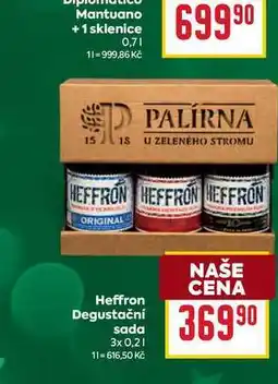 Billa Heffron Degustační sada 3x 0,2l nabídka